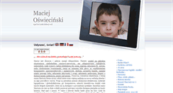 Desktop Screenshot of maciej.org.pl
