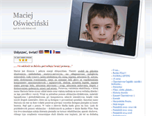 Tablet Screenshot of maciej.org.pl
